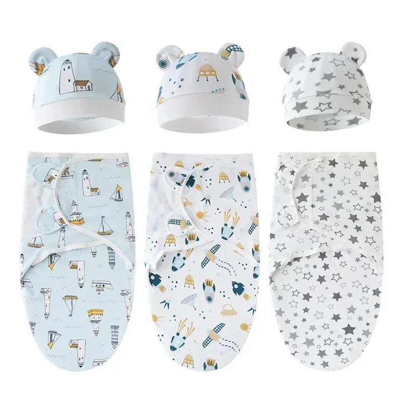 Baby Clothing Gift Set - Baby Cotton Swaddle Blanket 0-6 Months