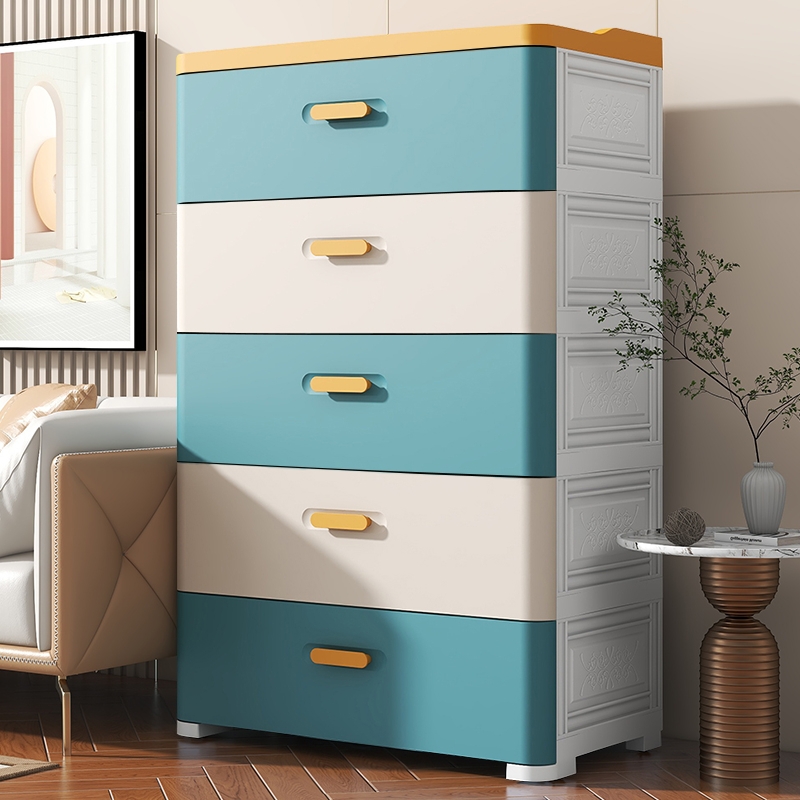 Baby Clothing Storage - Thickened Drawer Storage Cabinet, Multi-Layer PP