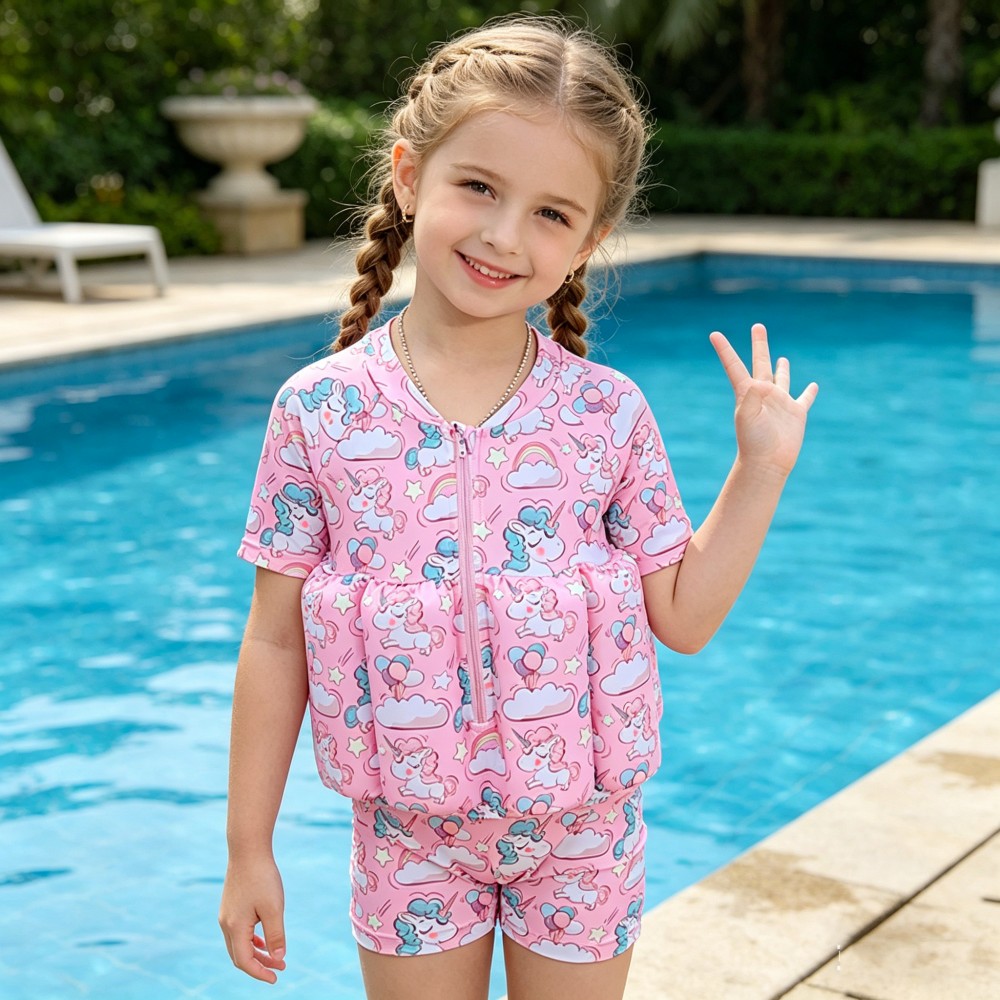 Girls Swimsuit 2026 One Piece  - đánh giá và giá Baby Swimwear Uv