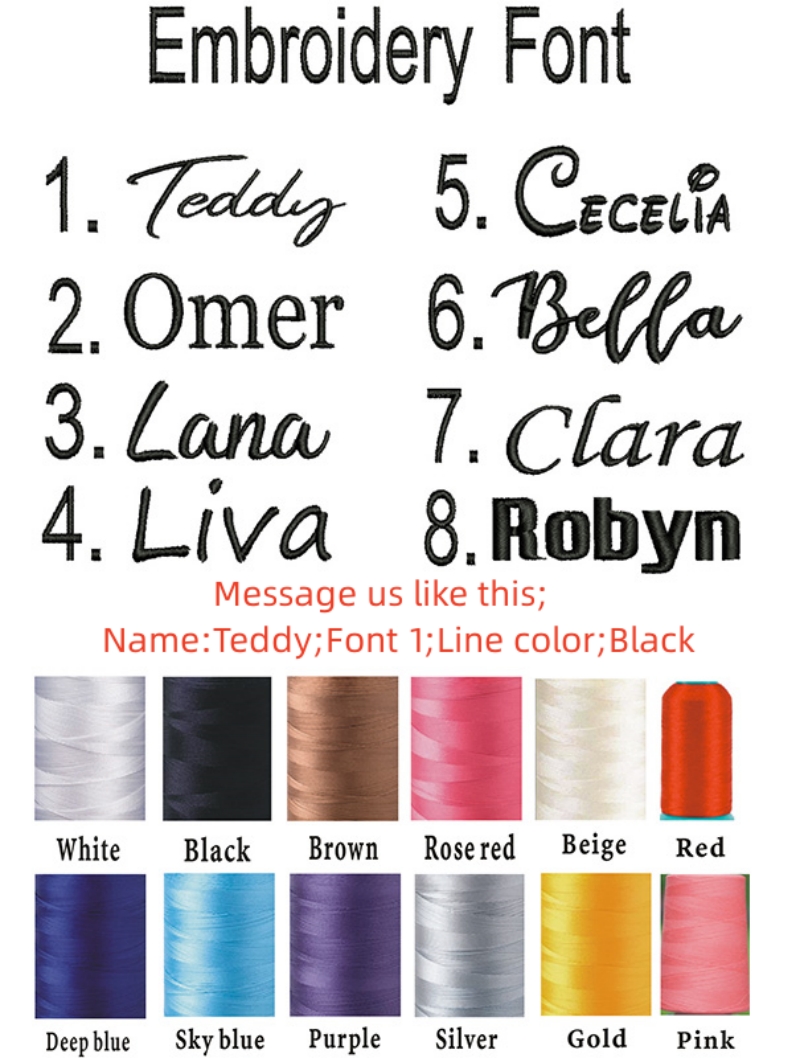 Personalised Embroidery Childr - đánh giá và giá Baby Clothing Names