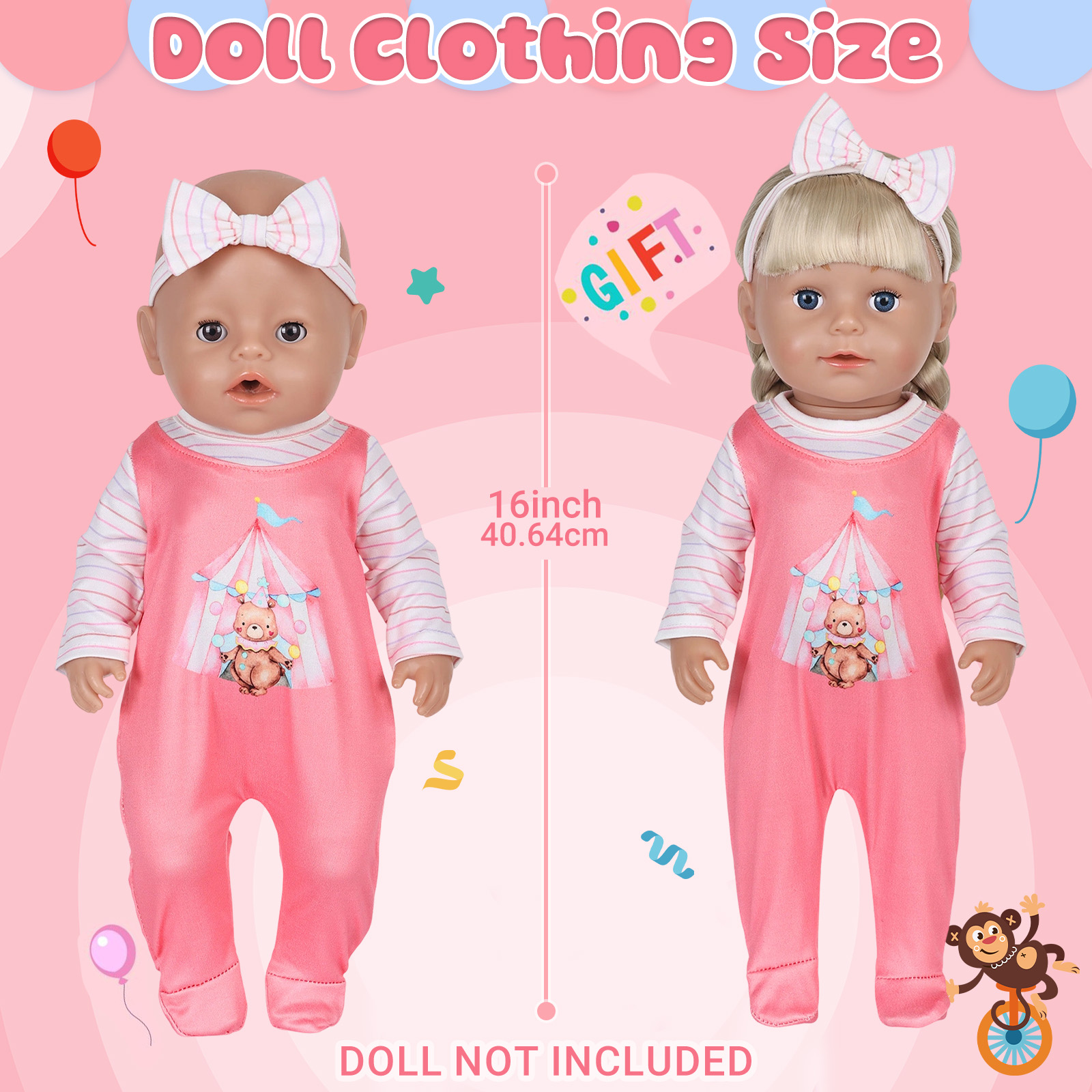 Doll Clothes for 16-18inch 40- - đánh giá và giá Baby Clothing Gift Set