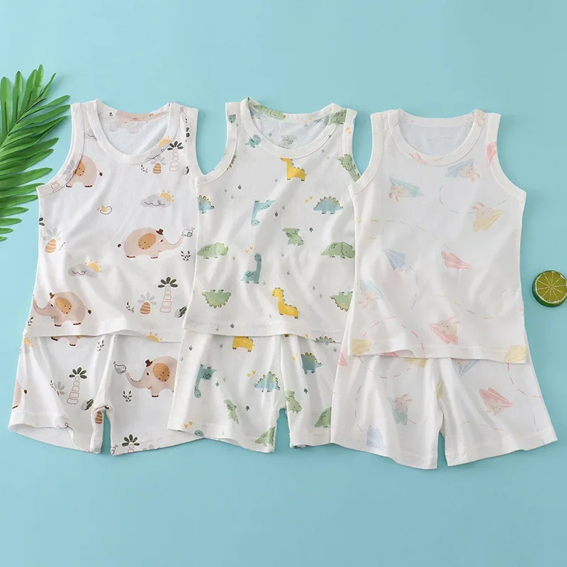 Kids Bamboo Cotton Vest Suit S - đánh giá và giá Baby Clothing For Sale