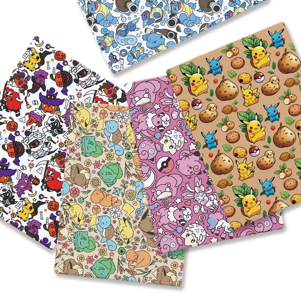 Pokemon Cartoon Fabric140*50cm - đánh giá và giá Baby Clothing In Japan