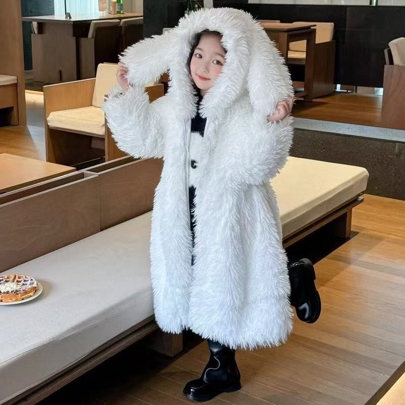 AutumnWinter Girls Fur Coat Ba - đánh giá và giá Baby X Clothing