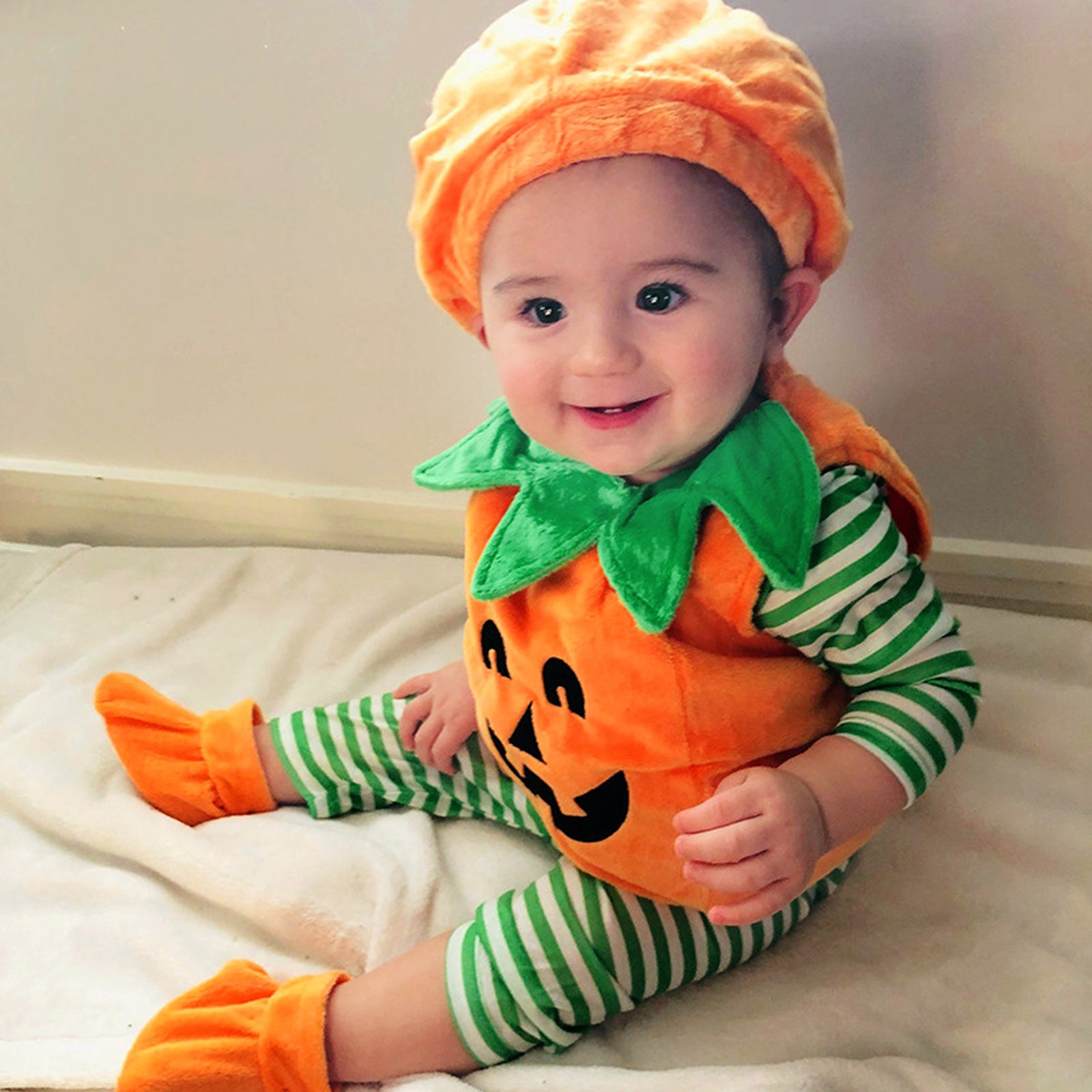 Halloween Pumpkin Costume Kids - đánh giá và giá Baby Clothing Gift Set