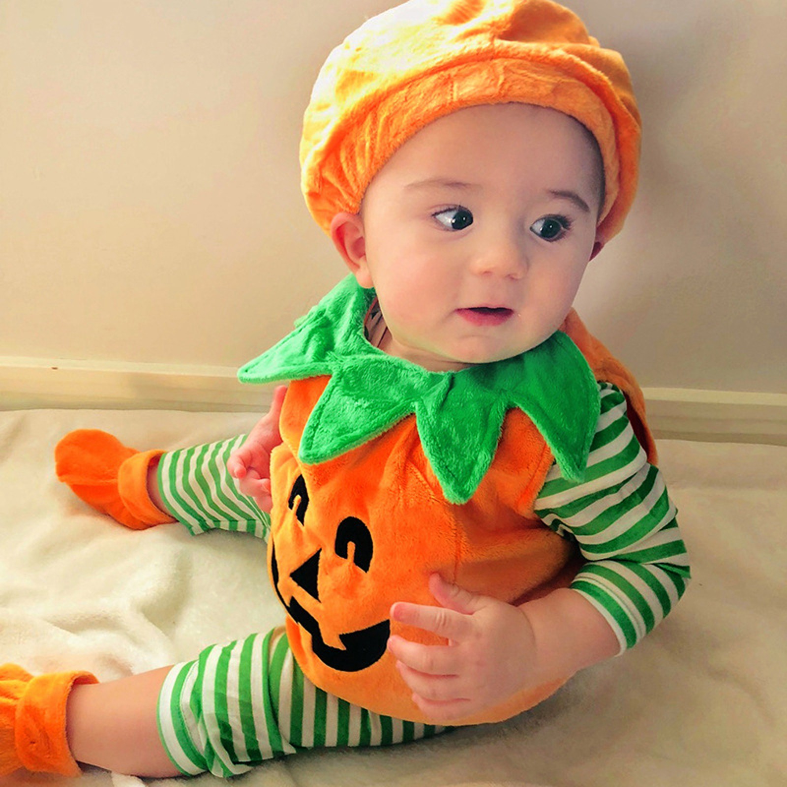 Halloween Pumpkin Costume Kids - đánh giá và giá Baby Clothing Gift Set