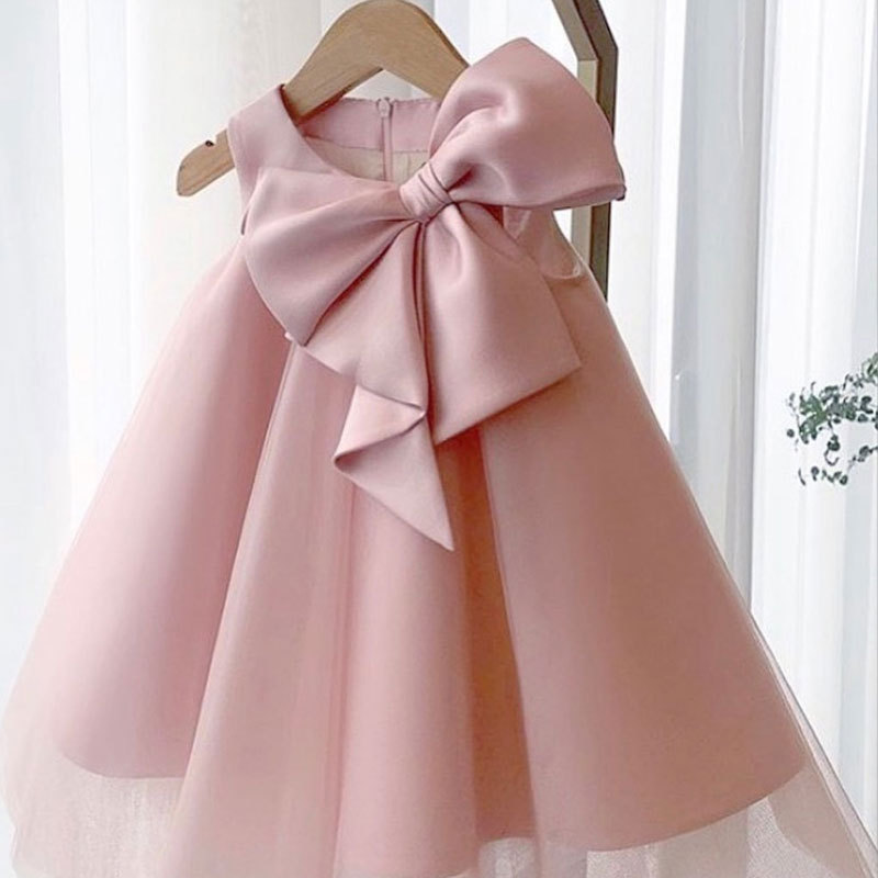 Mùa Hè 2021 Nơ Lớn Đầm Bé Gái  - đánh giá và giá Baby Clothing Gift Set