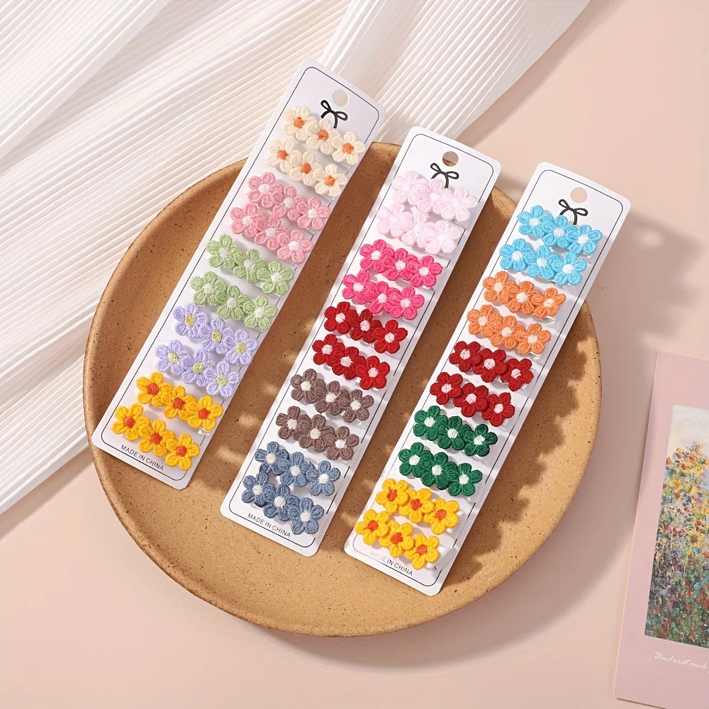 10Pcs/Set Baby Mini Flower Hai - đánh giá và giá Newborn Gift Set