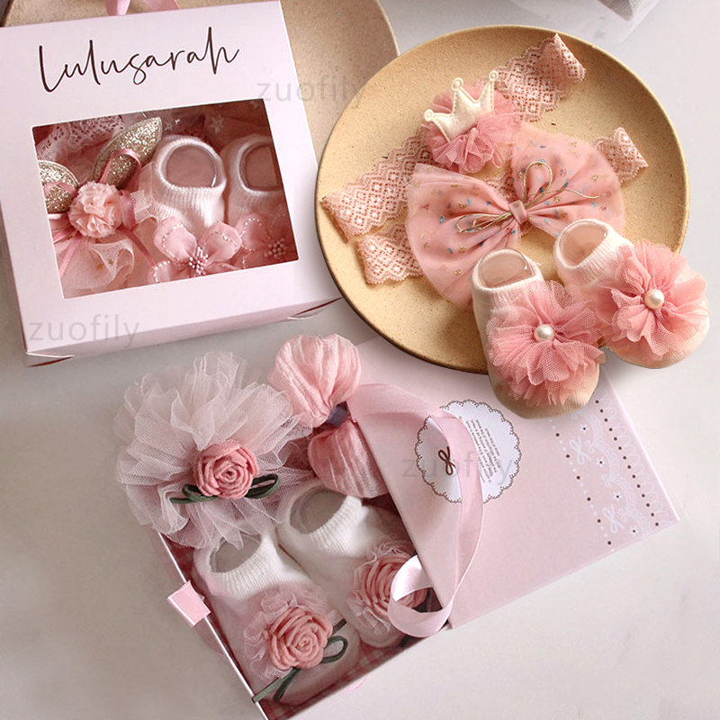 Summer Baby Girl Headband Sock - đánh giá và giá Baby Clothing Gift Set