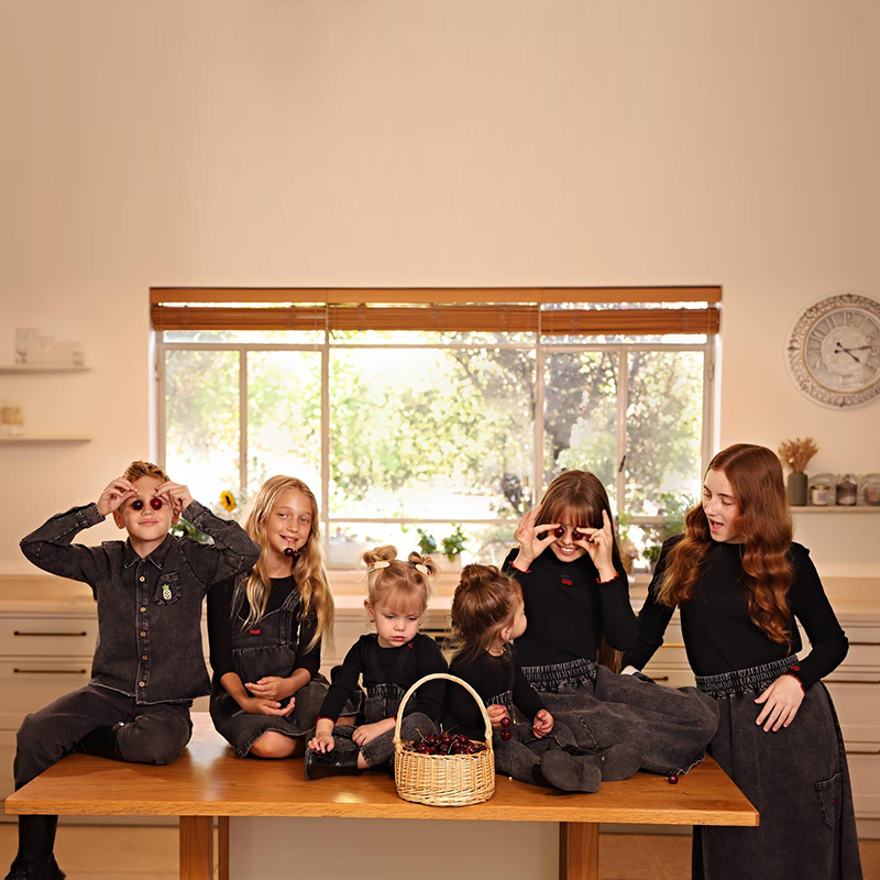 Denim Black Family Matching Se - đánh giá và giá Baby Clothing Logo