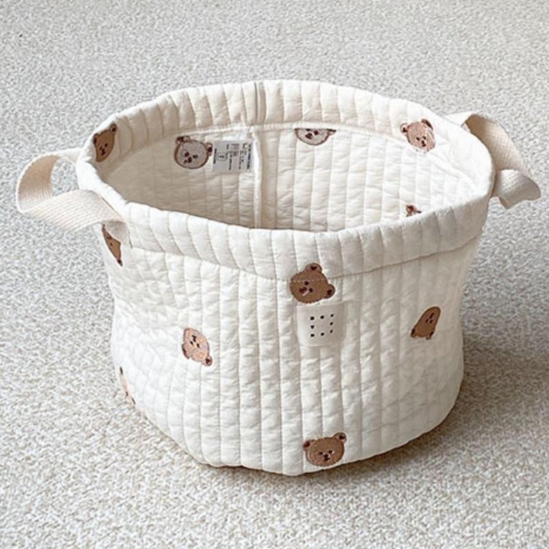 Cute Bear Embroidery Diaper Ba - đánh giá và giá Baby Clothing Storage