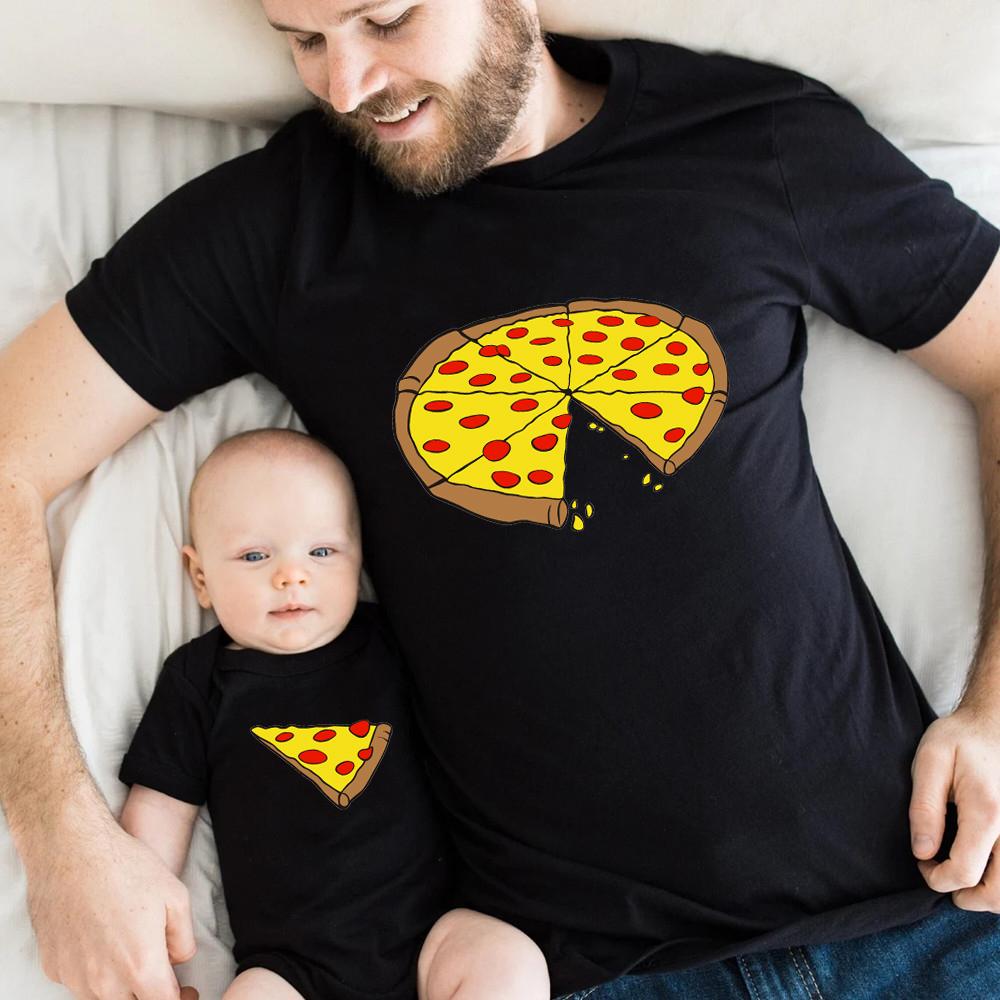 Funny Pizza Print Father Mothe - đánh giá và giá Baby Clothing For Sale