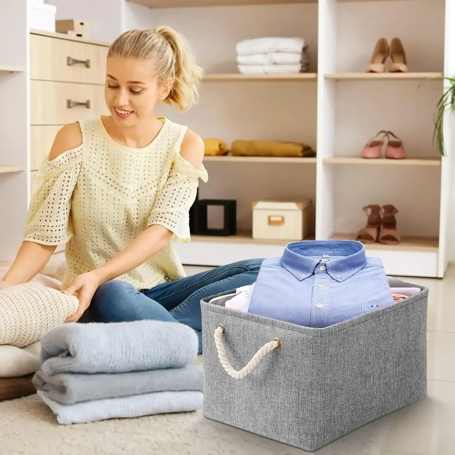 Large-capacity Collapsible Sto - đánh giá và giá Baby Clothing Storage