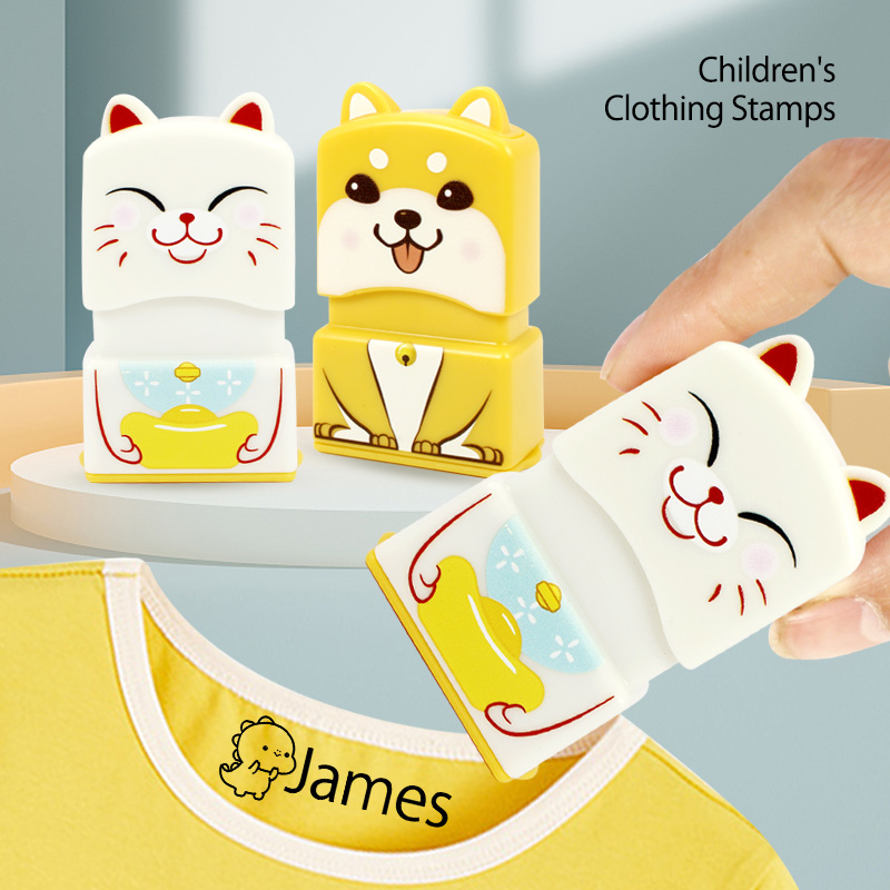 Tùy Chỉnh Tên Tem Họa Tiết Cá  - đánh giá và giá Baby Clothing Names