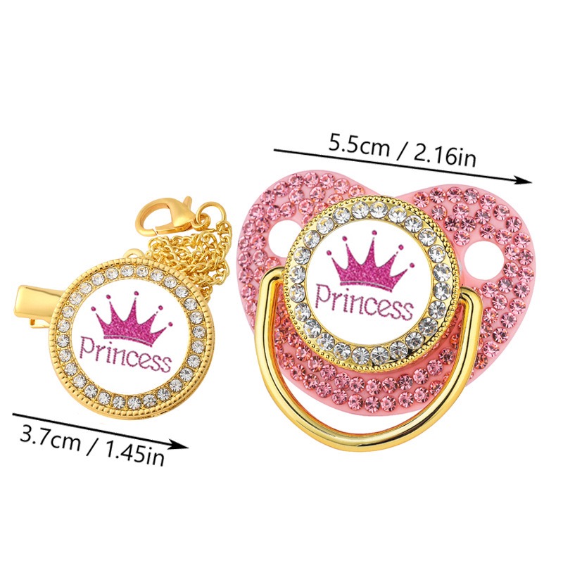 Luxury Crown Pacifier Clip Cha - đánh giá và giá Baby Clothing Gift Set