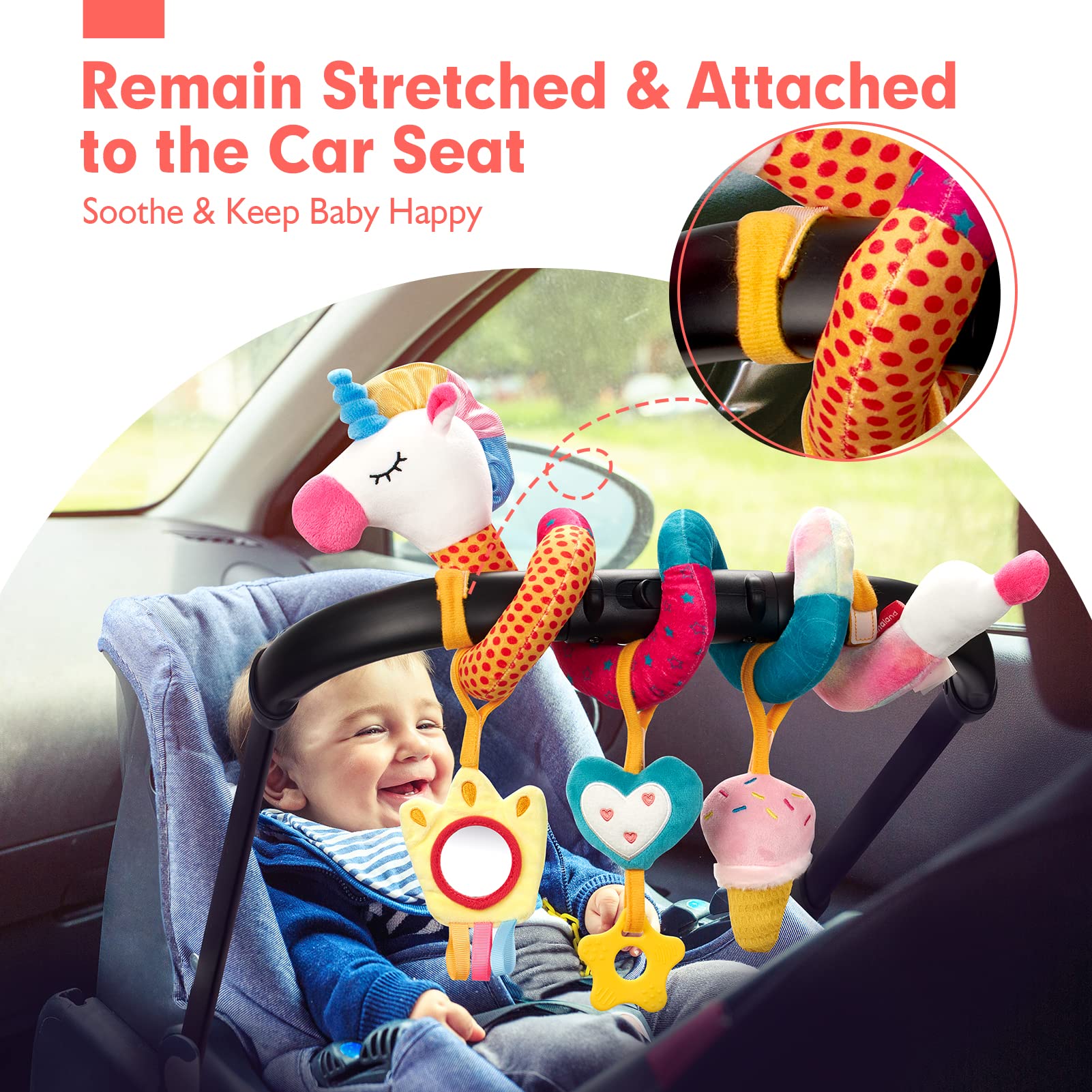 Car Seat Toys for Babies Rattl - đánh giá và giá Baby Clothing Gift Set